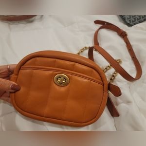 Coach Cognac Vintage shoulder cross bag